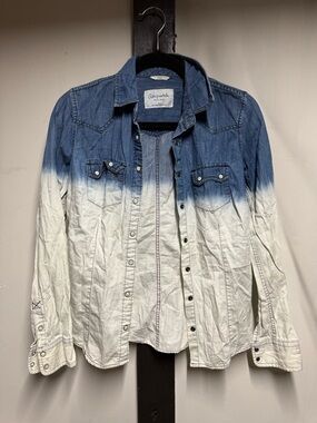 Ombré Jean Button up